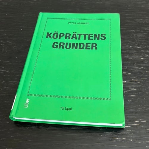 Köprättens Grunder av Peter Gerhard, 15 Uppl.