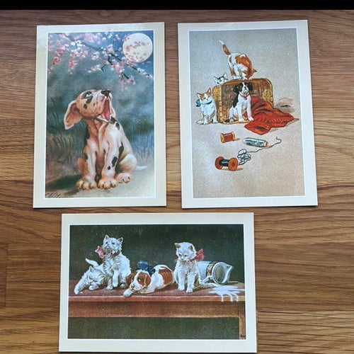 Paket 8 st Vykort "Old Fashion" - Scankort AB
