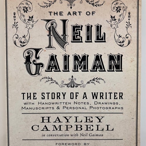 The Art of Neil Gaiman: The Story of a Writer” av Hayley Campbell