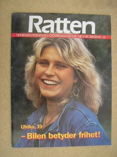 VOLVO Tidning Ratten 1985 Nr. 5 Känn draget 360 GLT, Framtidens Volvo