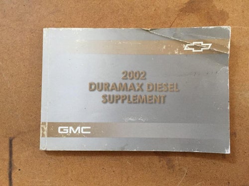 2002 GMC Duramax Diesel Supplement
