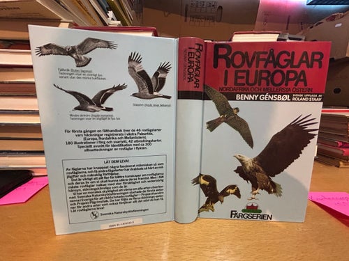 Rovfåglar i Europa, Nordafrika och Mellanöstern av Benny Gensböl, bok, Very Fine
