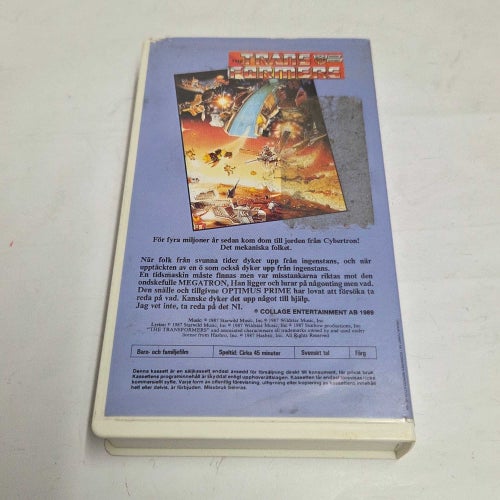 Transformers - Dinosaurius ön VHS film