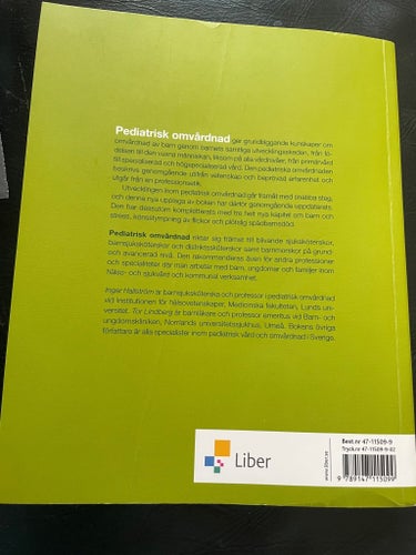 Pediatrisk omvårdnad, Hallström & Lindberg, kurslitteratur ssk
