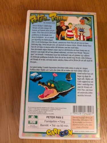 Peter Pan - Varje dag är din födelsedag! VHS