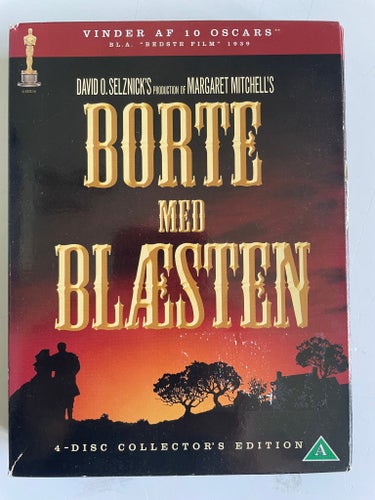 Borte med Blæsten (Gone with the Wind) - 4-Disc Collector's Edition DVD