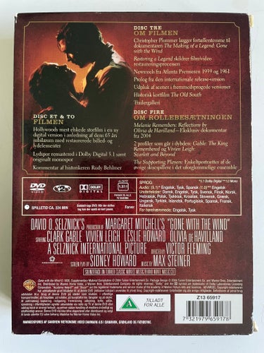 Borte med Blæsten (Gone with the Wind) - 4-Disc Collector's Edition DVD