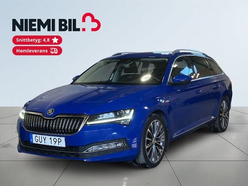 Skoda Superb iV Kombi 1.4 TSI L&K Drag Kamera Skinn Värmare MOMS S&V