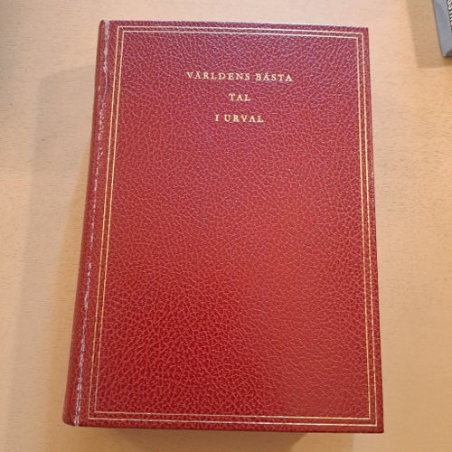 VÄRLDENS BÄSTA TAL I URVAL, 1962
