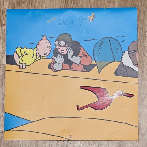 Tintin 2007 Kalender 30x30 – Samlarobjekt