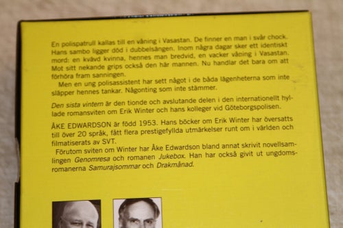 LJUDBOK -- DEN SISTA VINTERN -- ÅKE EDWARDSON