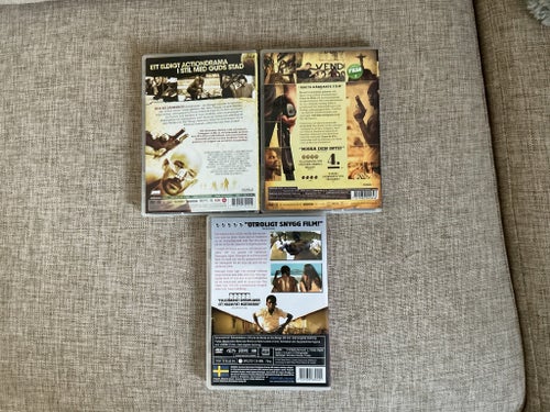 I skuggan av Rio, Tropa de Elite och Guds stad DVD-filmer