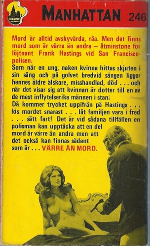 MANHATTAN NR 246 - VÄRRE ÄN MORD - COLLIN WILCOX