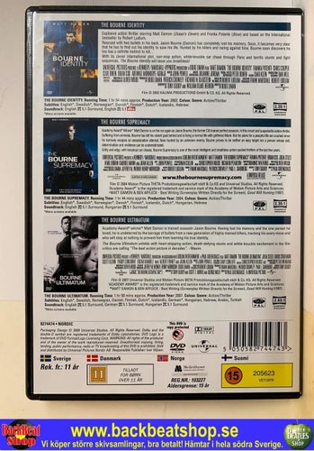 THE BOURNE TRILOGY - 3-DVD