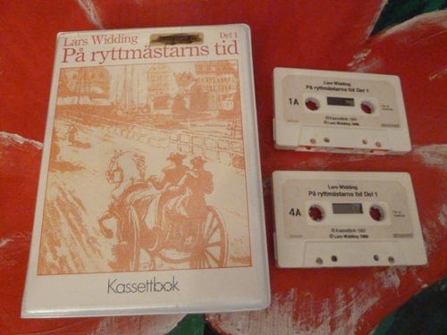 KASSETTBAND, PÅ RYTTMÄSTARNS TID, DEL 1, KASSETT, LARS WIDDING, KASSETTBOK