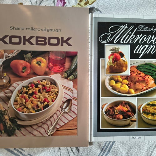 Sharp Mikrovågsugn Kokbok Skärholmen+Lätt o Gott från Mikrovågs Ugn 1989 Recept