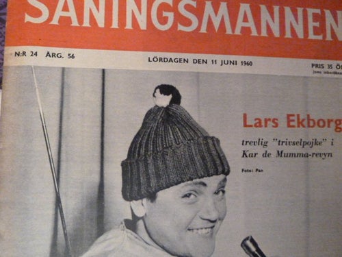 VECKO TIDNINGEN SÅNINGSMANNEN, ÅRG. 56 NR 24, LARS EKBORG