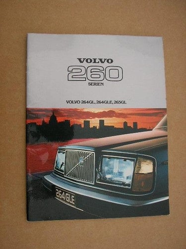 VOLVO Försäljningsbroschyr 260 1977