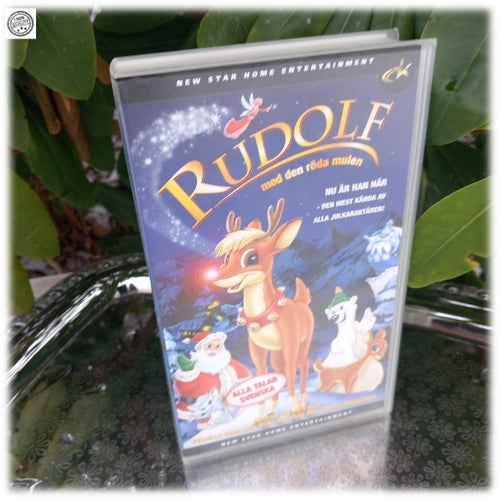 Kultförklarad VHS Rudolf och den röda mulen Svenskt tal Pernilla Wahlgren