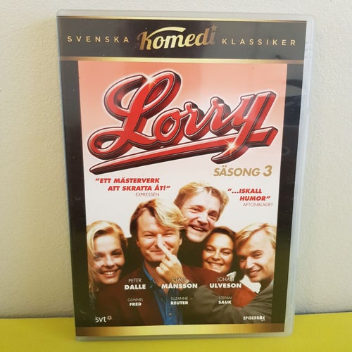 DVD - Lorry Säsong 3 - Peter Dalle, Claes Månsson - Mycket Fint Skick