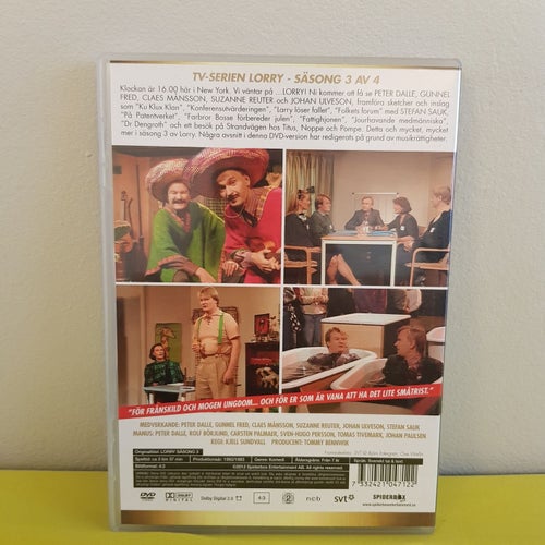 DVD - Lorry Säsong 3 - Peter Dalle, Claes Månsson - Mycket Fint Skick