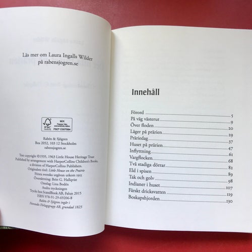 DET LILLA HUSET I PÅ PRÄRIEN Laura Ingalls Wilder 2015