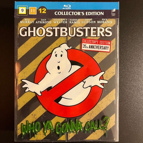 GHOSTBUSTERS. COLLECTOR´S EDITION. 35TH ANNIVERSARY. BLU-RAY BOX. INPLASTAD