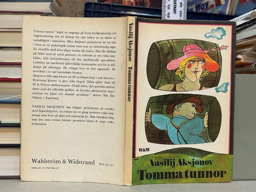 Tomma tunnor av Vasilij Aksjonov. Bok. Very good plus