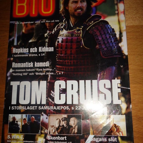 Filmtidningen Bio 3-2003 Tom Cruise, Mikael Persbrandt, Scarlett Johansson