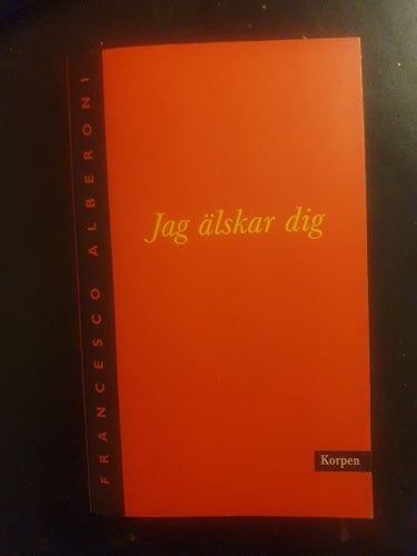 Jag älskar dig- Fransesco Alberoni