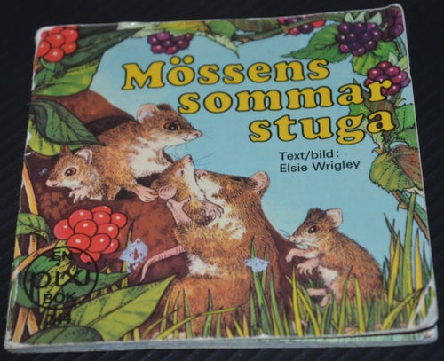 Äldre Pixibok Mössens sommarstuga