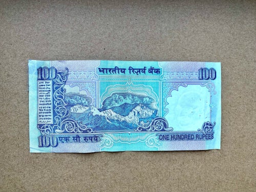 Indien - 100 rupier sedel