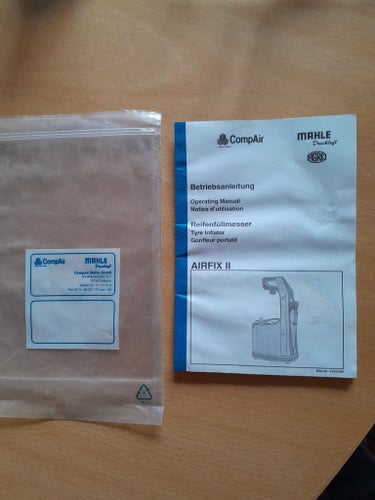CompAir Mahle AIRFIX II Däckpåfyllare Manual