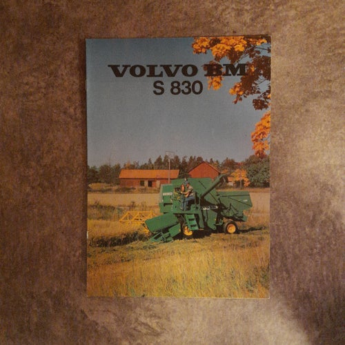 Broschyr BM Volvo Skördetröska 830