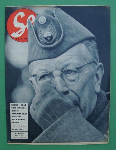 SE nr 42 1954 - Fangio, Mats Lemne, Arne Larsson m.m.