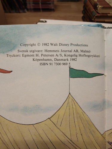 Walt Disney Dumbo och cirkuståget. bok, inbunden. Very Fine plus