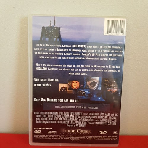 DVD - Megalodon Jättehajen - Fint Skick