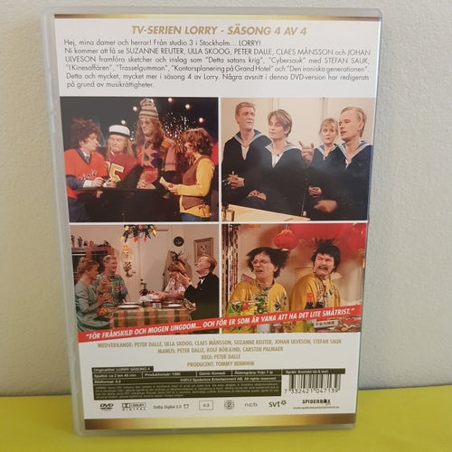 DVD - Lorry Säsong 4 - Peter Dalle, Claes Månsson - Mycket Fint Skick