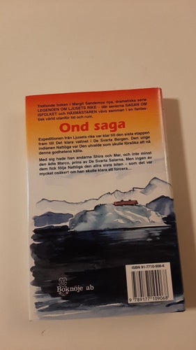 LJUSETS RIKE 13 OND SAGA MARGIT SANDEMO INB M. OMSLAG I FINT SKICK