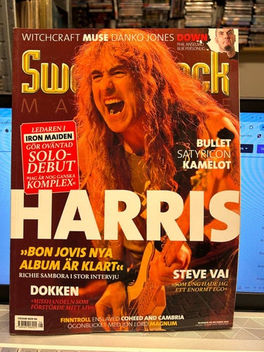 Sweden rock magazine 2012 nr 96 Harris Magnum Dokken Witchkraft Muse Down