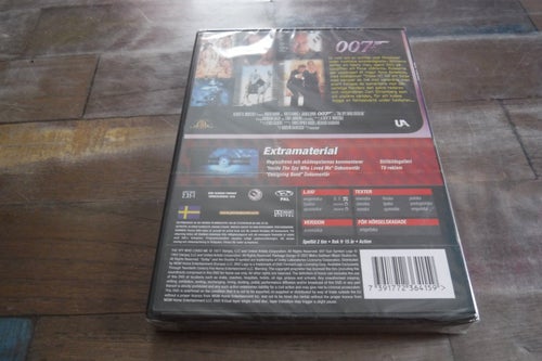 DVD Ny inplastad älskade spion agent 007