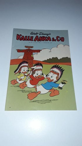 Kalle Anka 1963 nr 29 VF lite veckad vid ena klammern