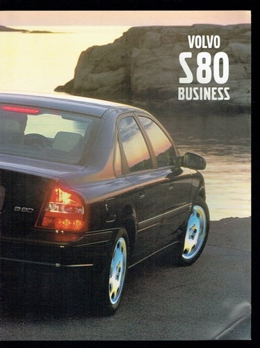 Volvo broschyr - Volvo S80 business 8 sidor med fram/baksida