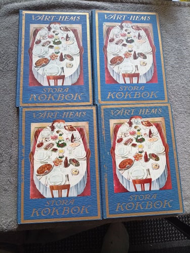Vårt Hems Stora Kokbok I-IV, Åhlén & Åkerlunds Boktryckeri, 1933