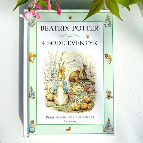 1av3 Beatrix Potter "4 søde eventyr" utgåva 2000 Peter kanin og hans venner