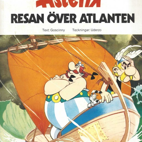 Asterix resan över Atlanten skick fn