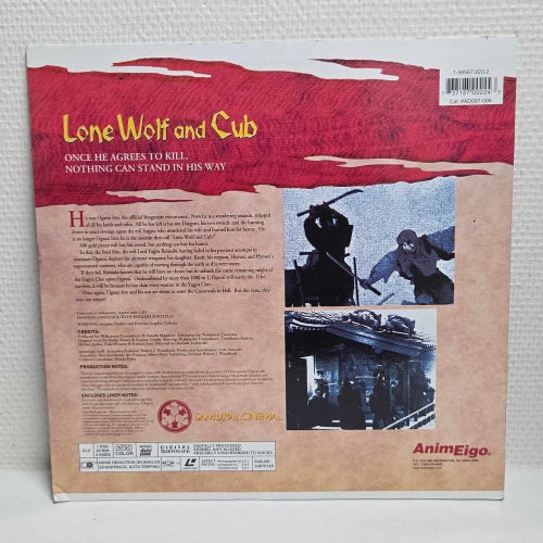Lone Wolf and Cub: White heaven in hell Laserdisc
