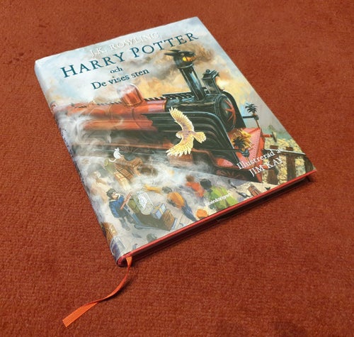 Harry Potter & De vises sten – Lyxig illustrerad utgåva | Mycket fint skick!