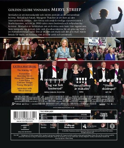 Järnladyn (Blu-ray)-Meryl Streep och Jim Broadbent.