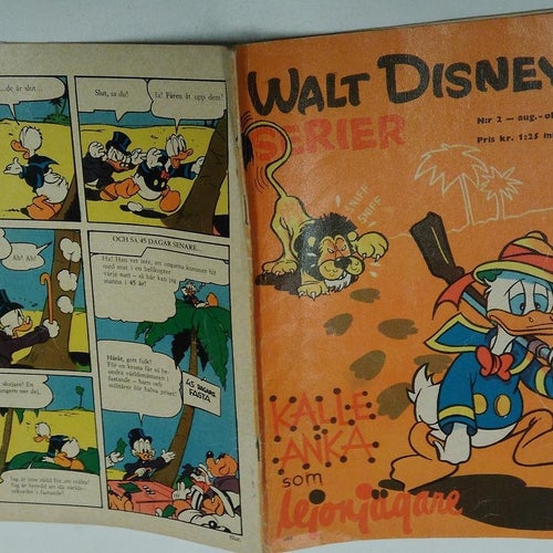 Walt Disney's Serier 1962 nr 2 Kalle Anka som lejonjägare